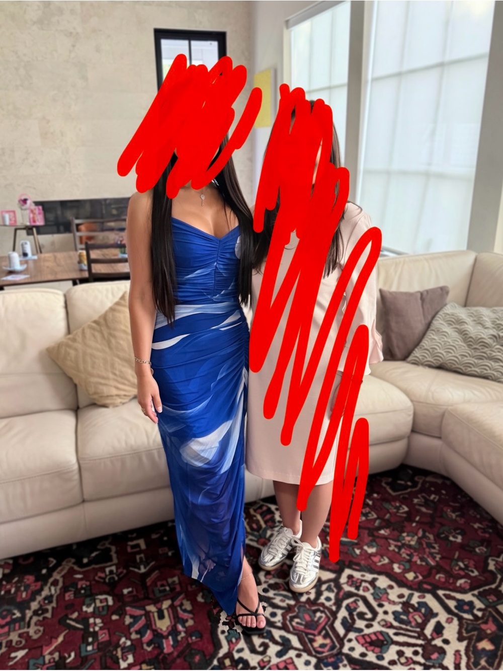 Express Blue Maxi Dress
